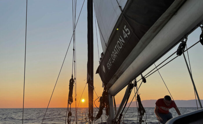 Navigation de nuit - Sailing Cyclades
