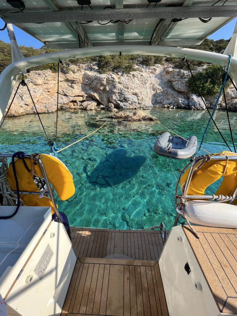 Vue de la Jupe - Sailing Cyclades